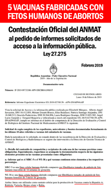 fetos abortados
