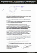 Notas Presentadas por el Dr. Jorge Derna